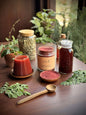 Beetroot Powder with Glass Water Bottle