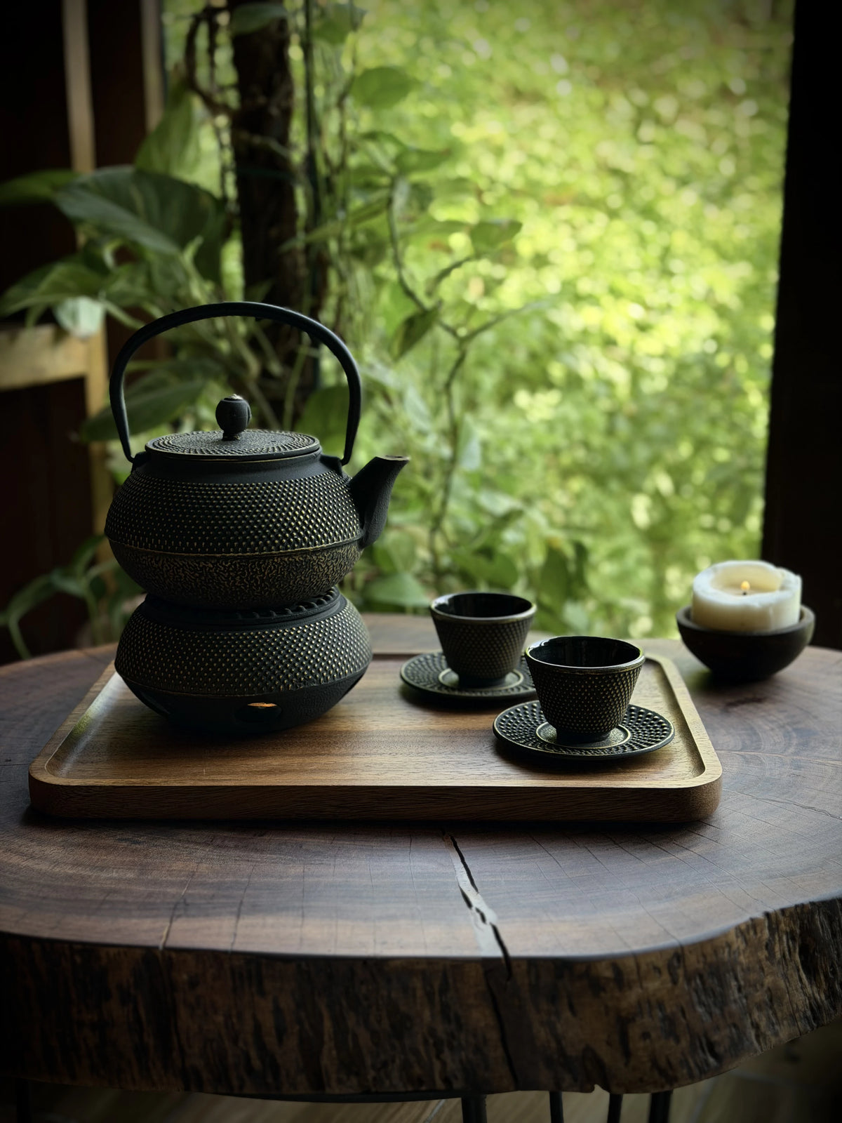 Cast Iron Japanese Tea Set