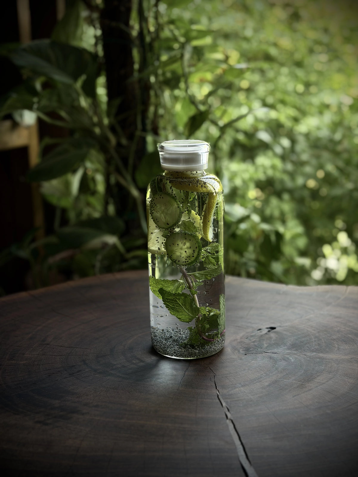 Glass Water Bottle