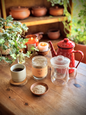 Happiness Coffee with Glass Infuser Cup