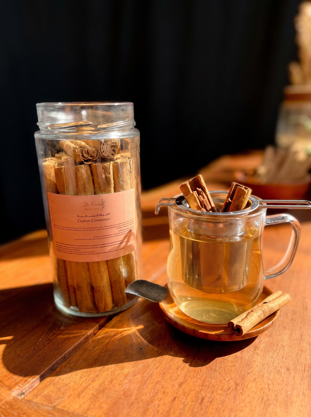 Ceylon Cinnamon with Stainless Steel Infuser